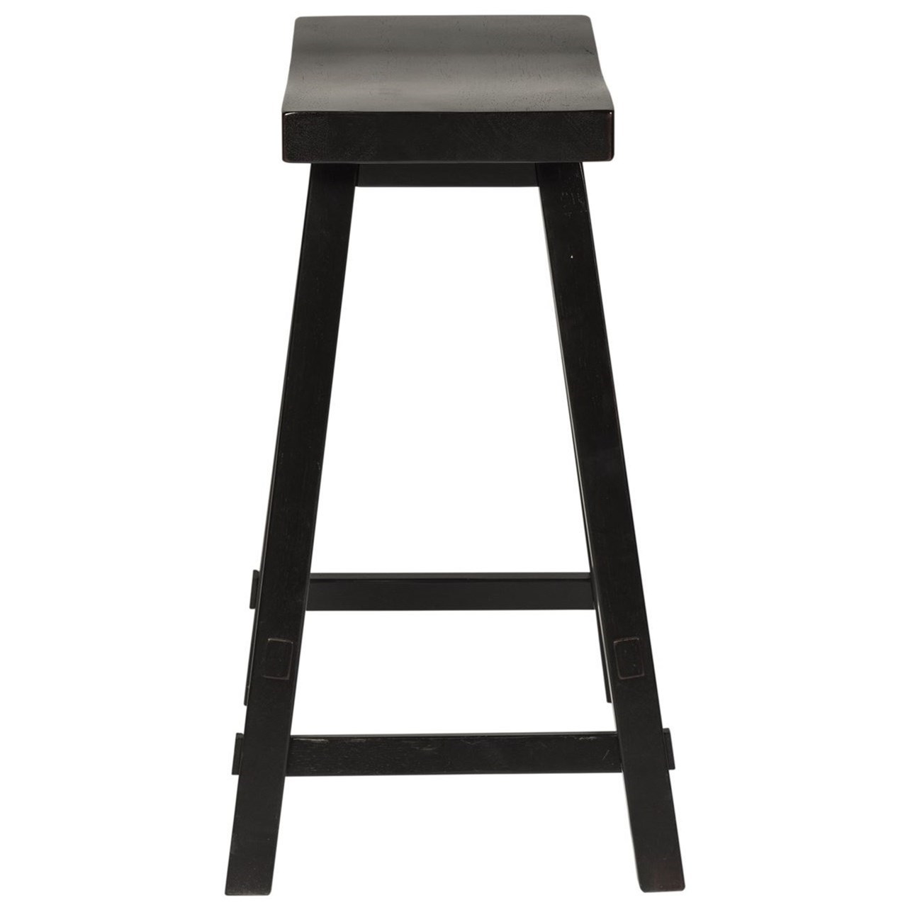 Liberty Furniture Creations II 24 Inch Sawhorse Barstool | Royal Furniture | Bar Stools