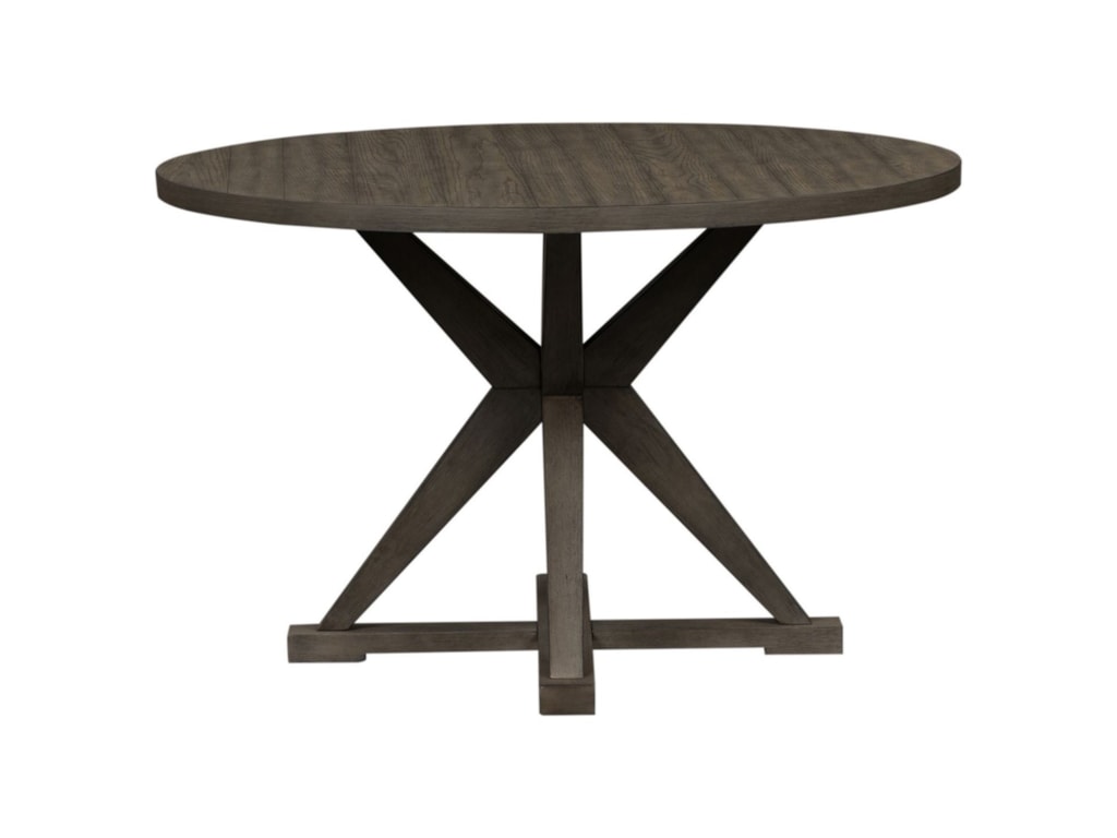 Liberty Furniture Crescent Creek Round Pedestal Table With Planked Top Sheelys Furniture Appliance Kitchen Tables Liberty Furniture Crescent Creek Round Pedestal Table With Planked Top Sheelys Furniture Appliance Kitchen Tables