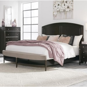 Liberty Furniture Essex Transitional Queen Panel Bed With Bench Footboard Standard Furniture Panel Beds