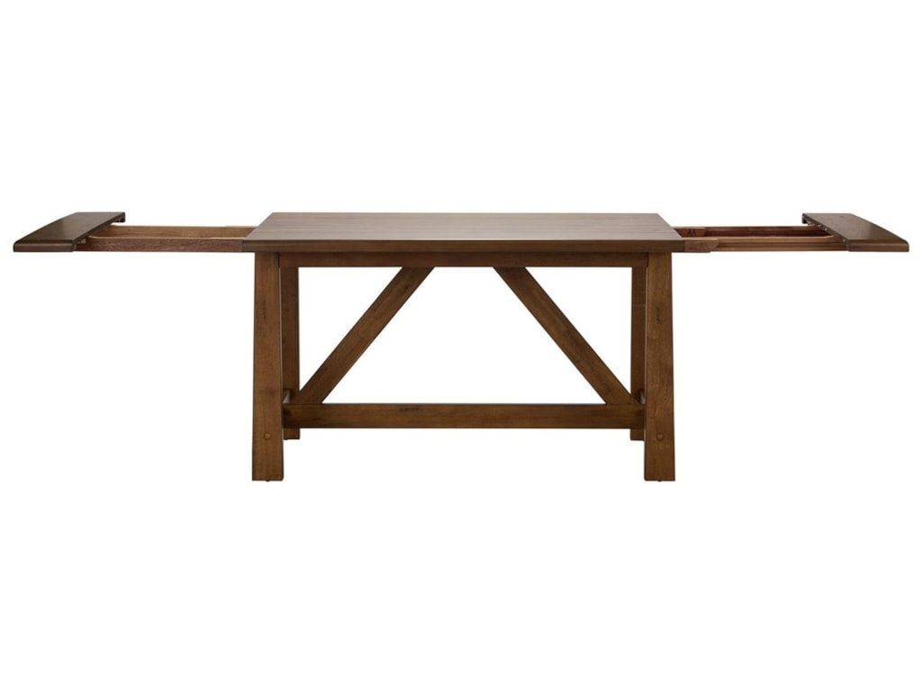 Farmhouse Trestle Table By Vendor 5349 At Becker Furniture World
