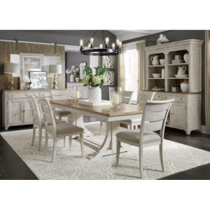 Liberty Furniture Farmhouse Reimagined Dining Room Group Rooms For Less Formal Dining Room Groups
