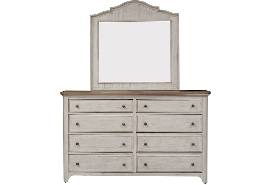 Liberty Furniture Farmhouse Reimagined Relaxed Vintage 8 Drawer