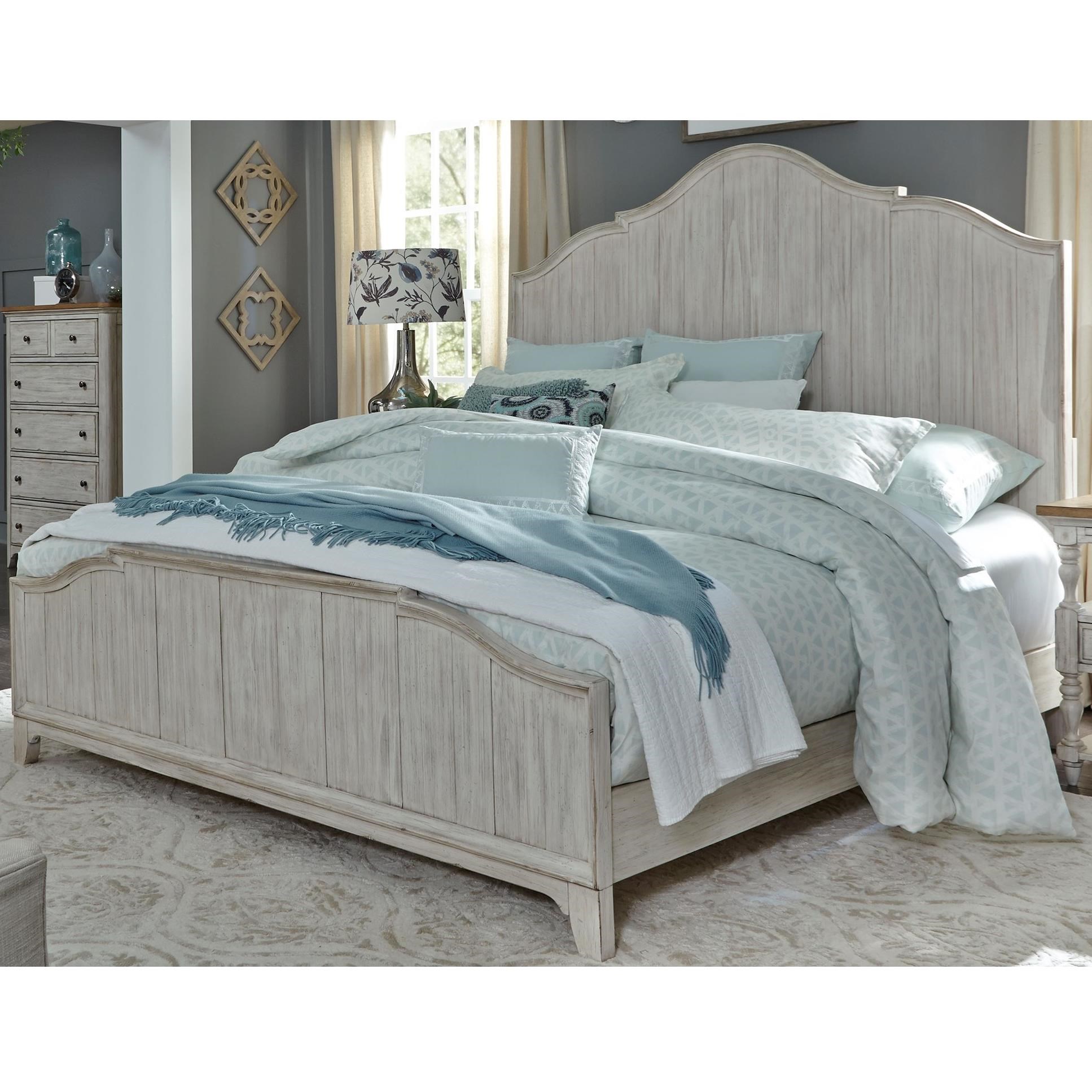 Liberty Furniture Farmhouse Reimagined Relaxed Vintage Queen Panel