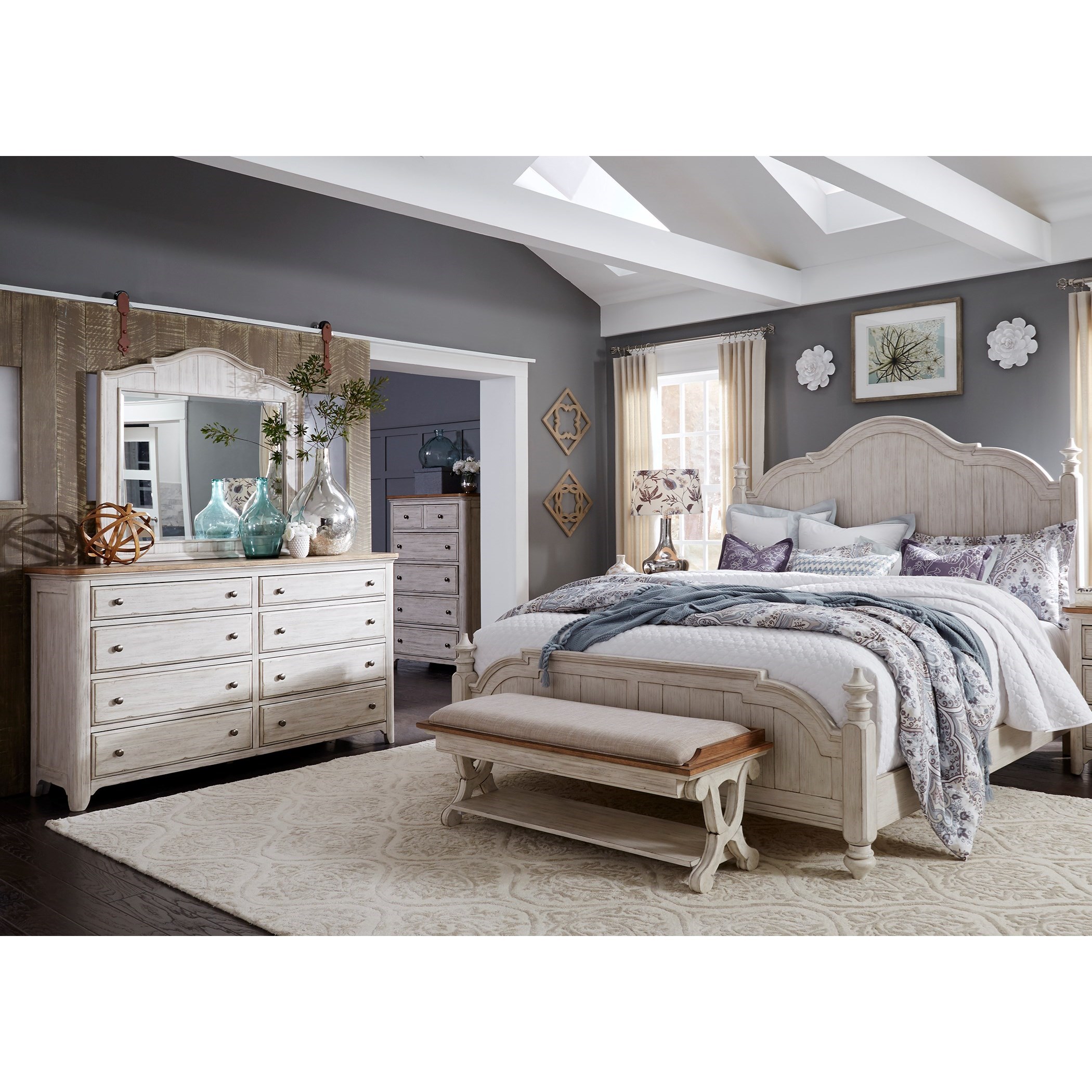 Farmhouse king bedroom suite Clearance