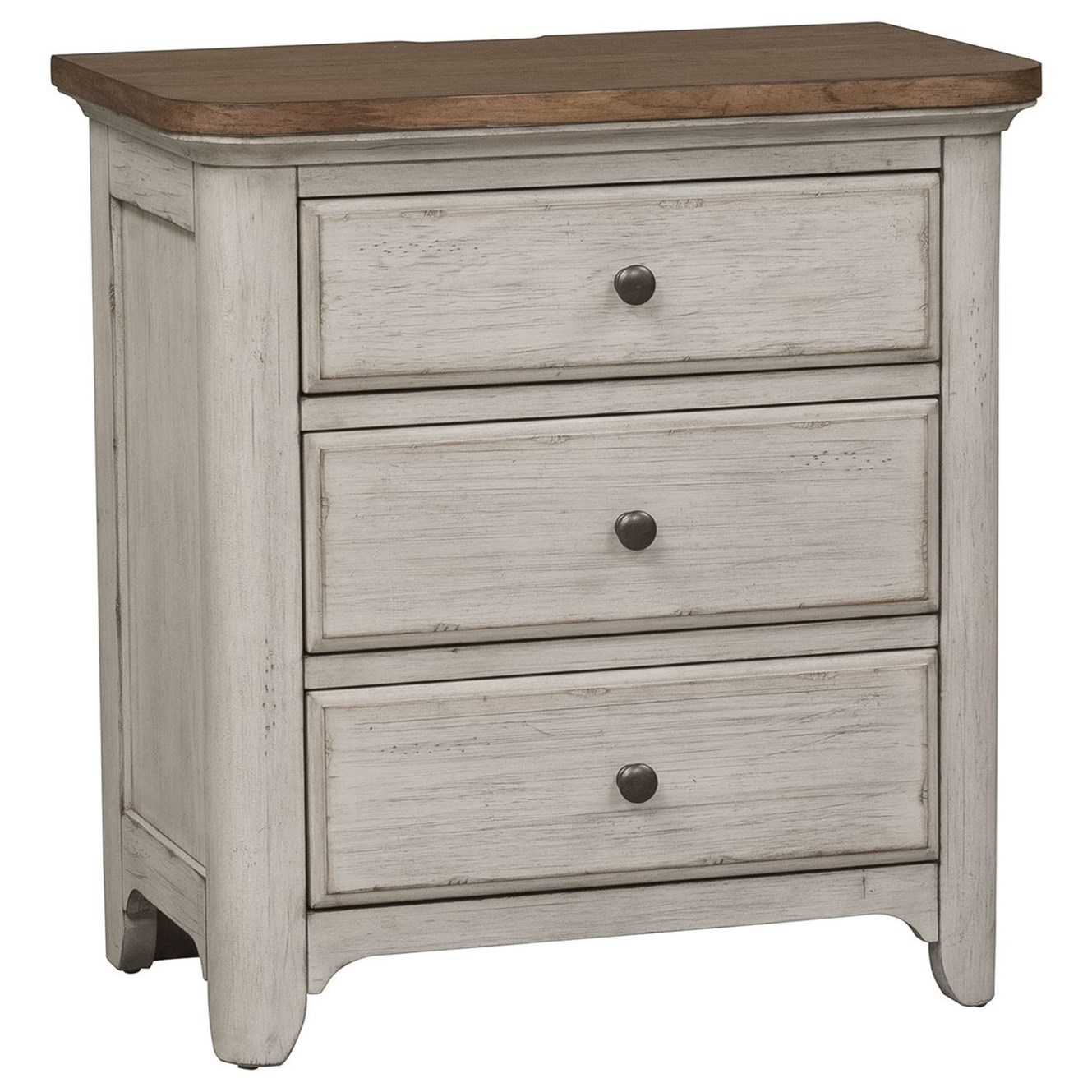 Liberty Furniture Farmhouse Reimagined Relaxed Vintage 3 Drawer