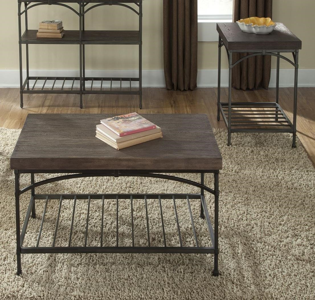 Liberty Furniture Franklin Three Piece Occasional Table Set Zak S Home Occasional Groups