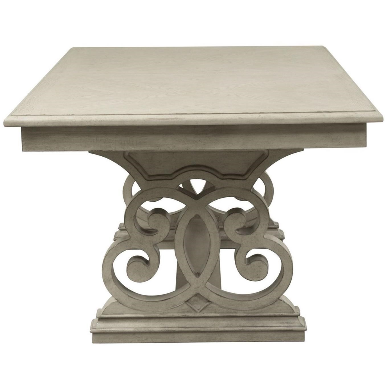 Liberty Furniture Grand Estates Traditional Trestle Table