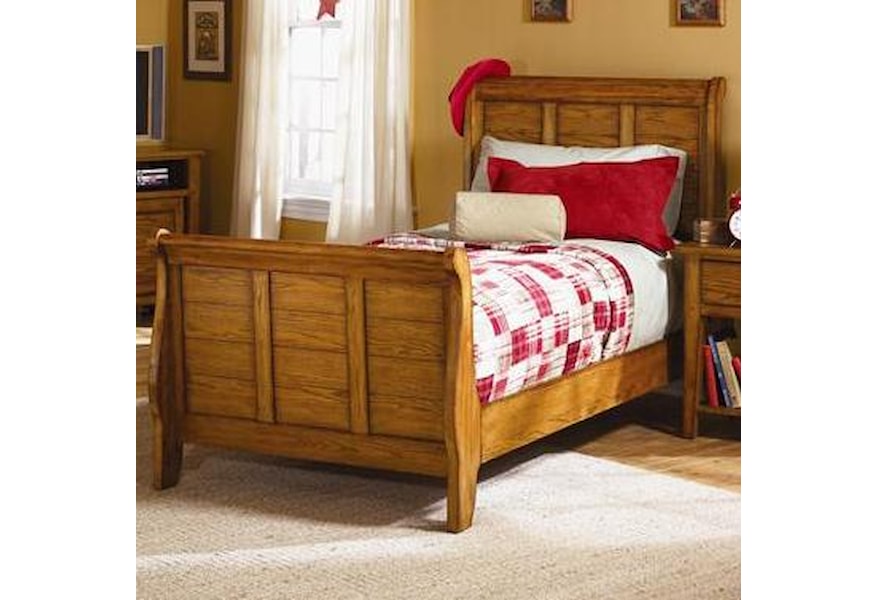 Liberty Furniture Grandpa S Cabin 175 Ybr Fsl Casual Youth Full Sleigh Bed Pilgrim Furniture City Sleigh Beds