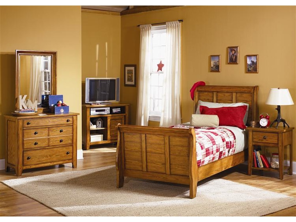 Liberty Furniture Grandpa's CabinFull Sleigh Bed