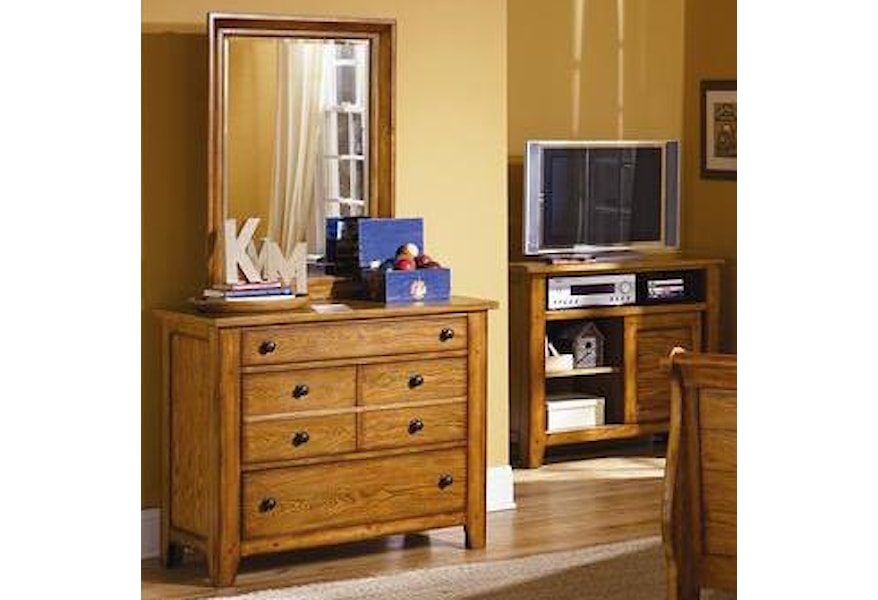 Liberty Furniture Grandpa S Cabin Casual Three Drawer Dresser And