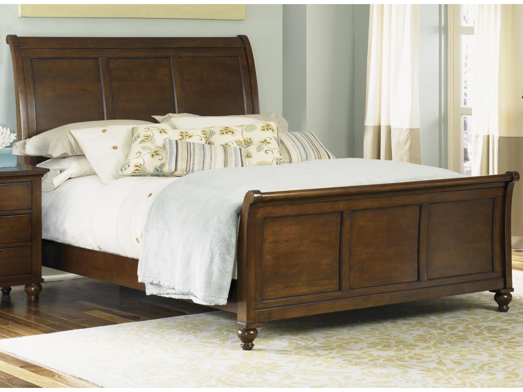 Liberty Furniture Hamilton Transitional Queen Sleigh Bed Novello