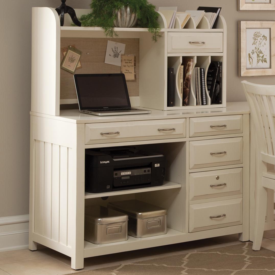 Liberty Furniture Hampton Bay White Credenza Desk And Hutch