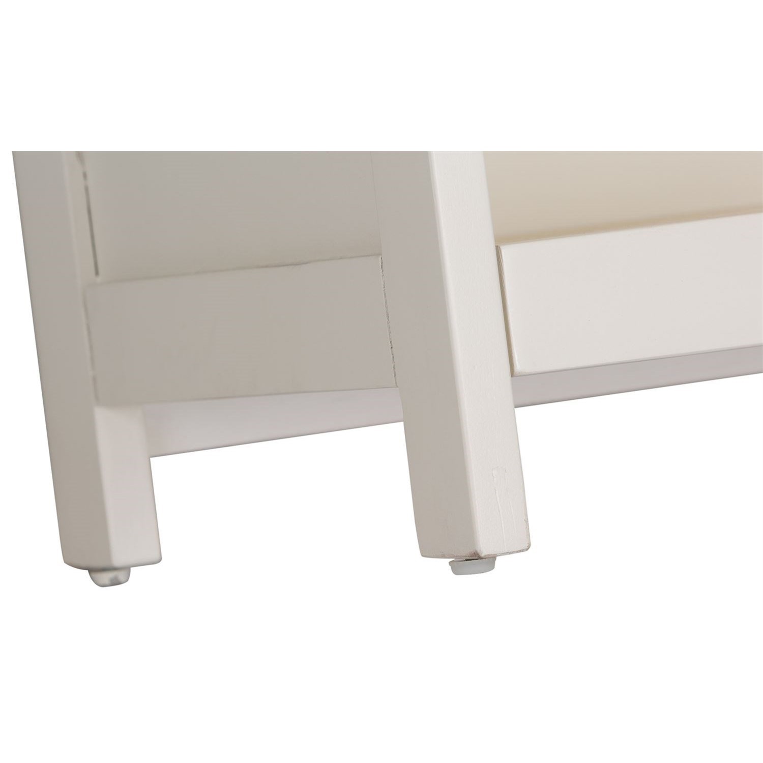 Sarah Randolph Designs Hampton Bay White Open Bookcase