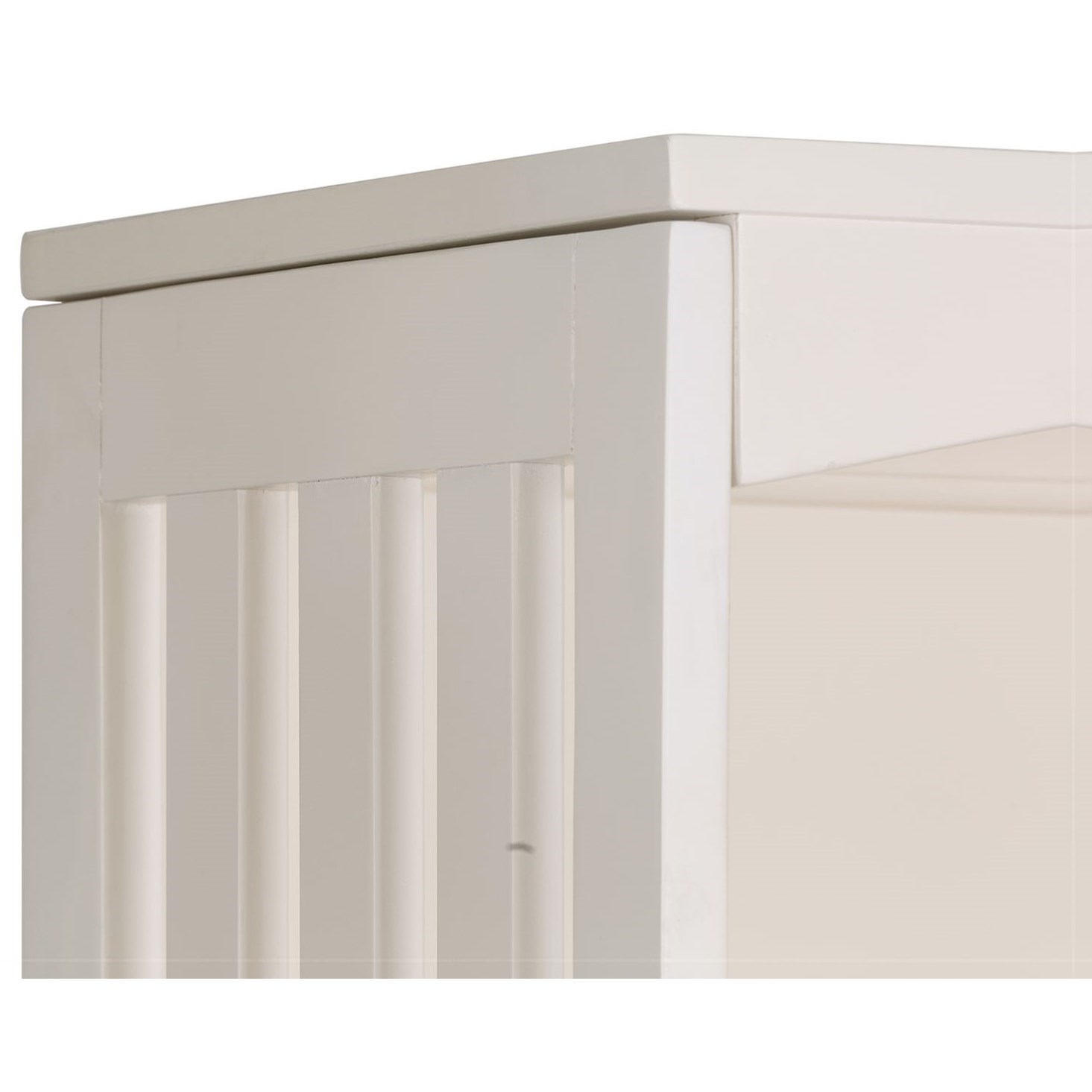 Sarah Randolph Designs Hampton Bay White Open Bookcase