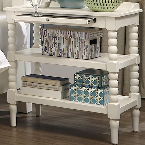 Liberty Furniture Harbor View Night Stand With Pull Out Shelf And 2 Liberty Furniture Harbor View Night Stand With Pull Out Shelf And 2 Stationary Shelves