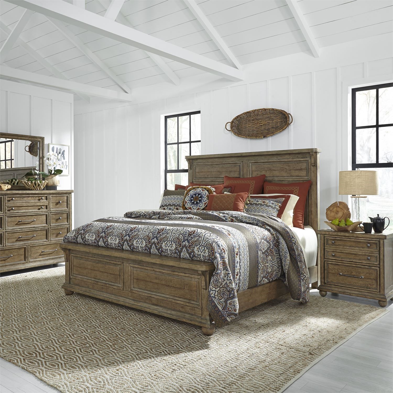 Liberty Furniture Harvest Home Queen Bedroom Group Home