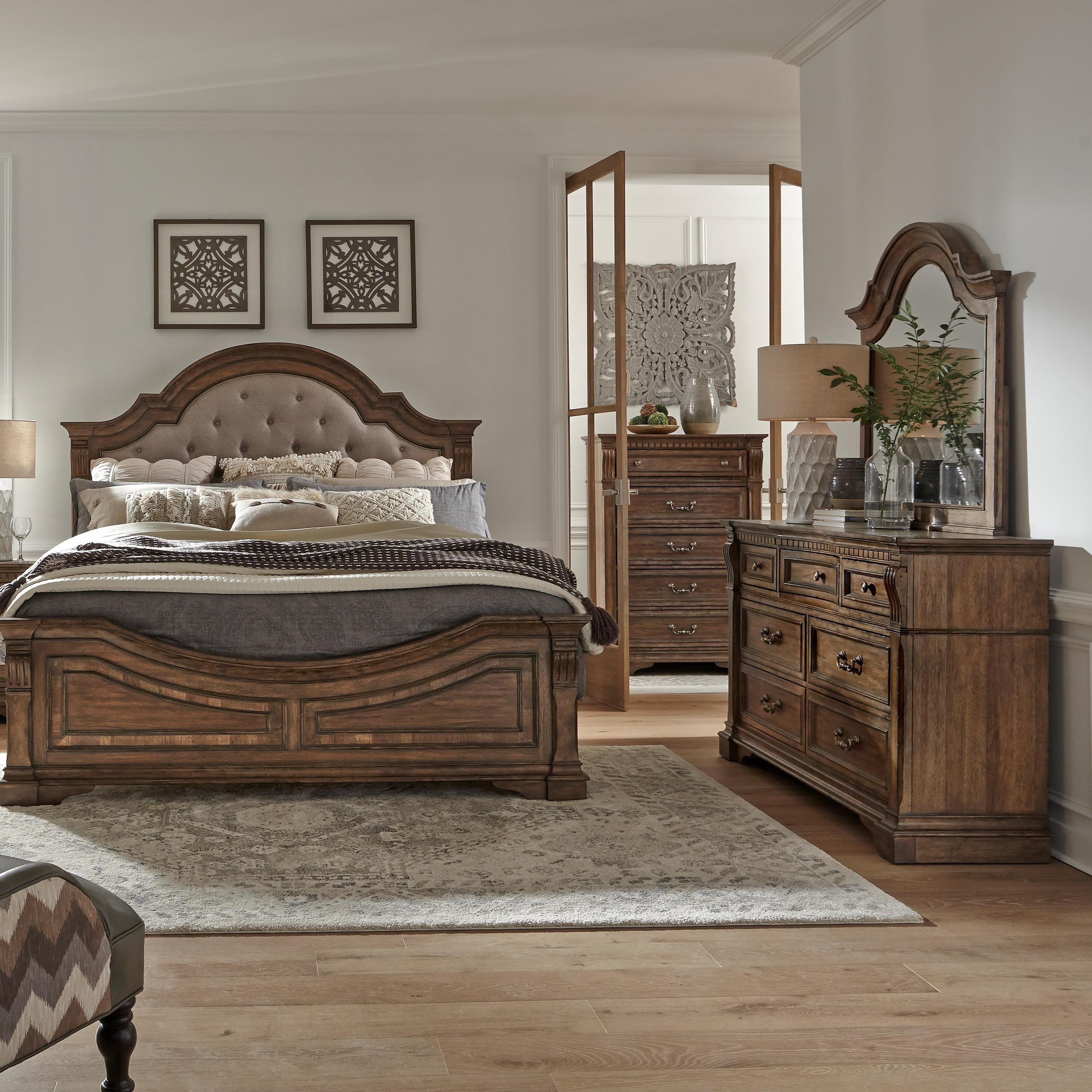 Liberty Furniture Haven Hall King Bedroom Group Zak S Home Bedroom Groups