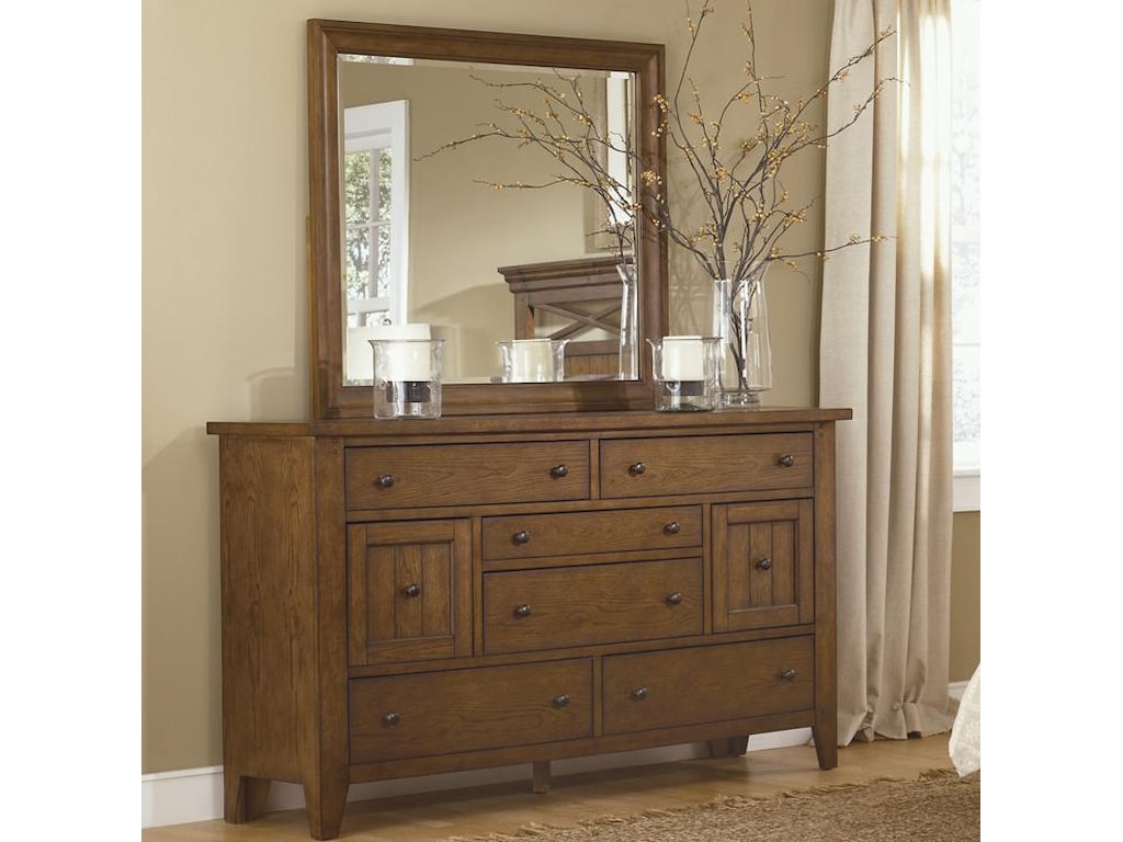 Liberty Furniture HearthstoneDresser & Mirror
