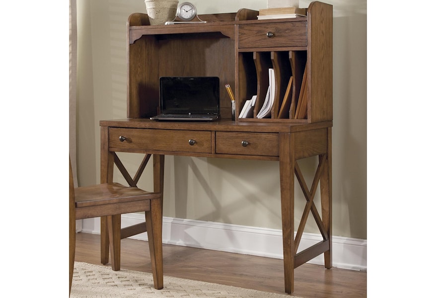 Liberty Furniture Hearthstone 382 Ho Dsk Writing Desk With Hutch