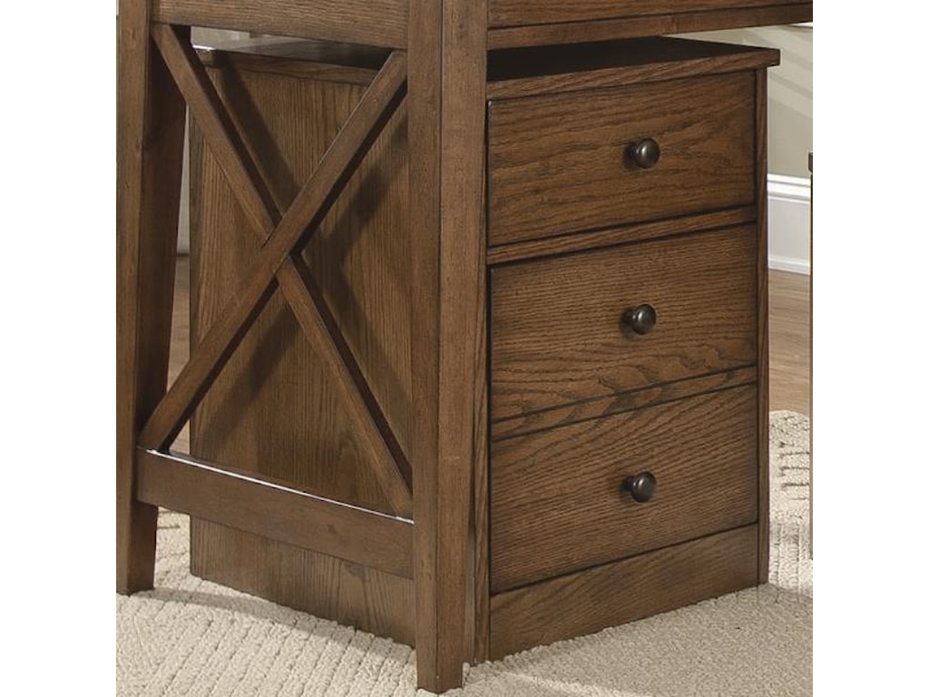 Liberty Furniture Hearthstone Mobile File Cabinet With Two Drawers