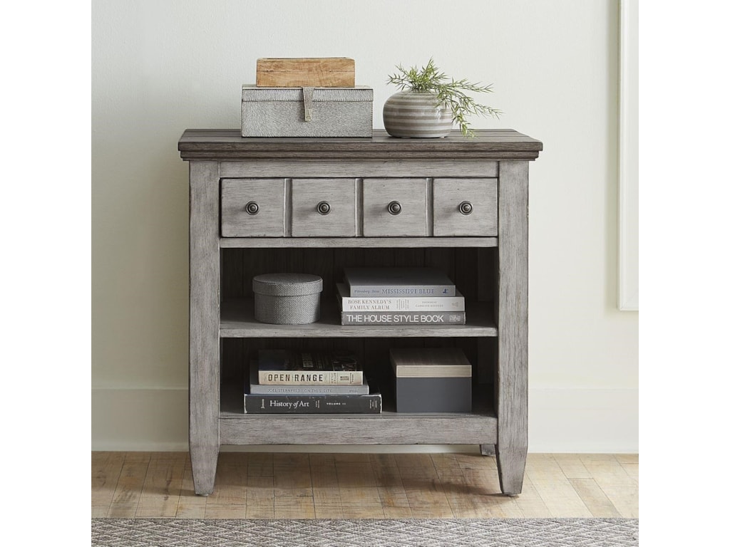 Liberty Furniture Heartland Transitional 1 Drawer Nightstand With Drawer Nightstand