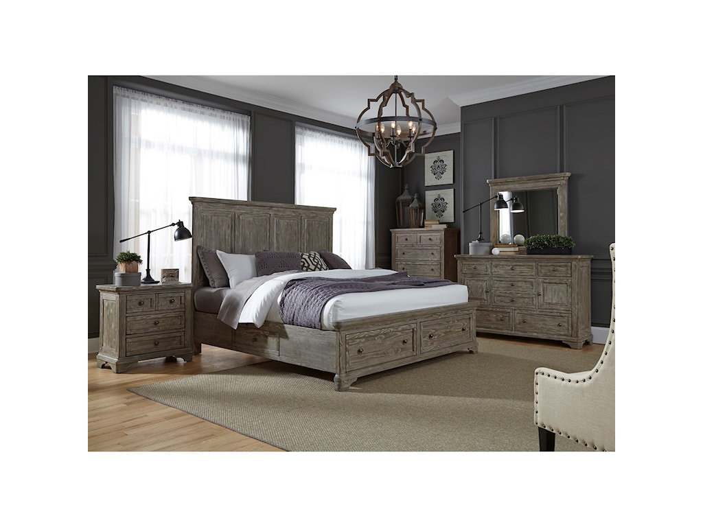 highlands king bedroom group by liberty furniture