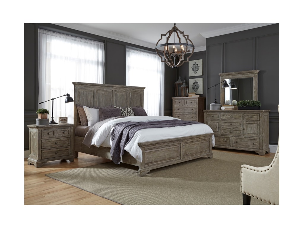 Liberty Furniture HighlandsKing Panel Bed