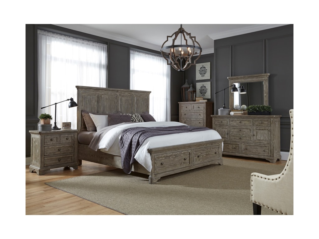 Liberty Furniture HighlandsKing Storage Bed