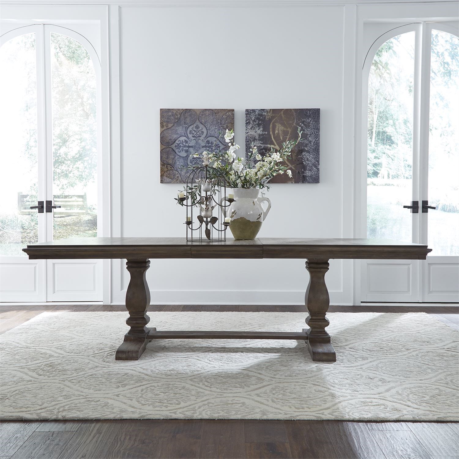 Liberty Furniture Homestead 693 Dr 7trs Relaxed Vintage 7 Piece Table And Chair Set With Removable Leaf Northeast Factory Direct Dining 7 Or More Piece Sets