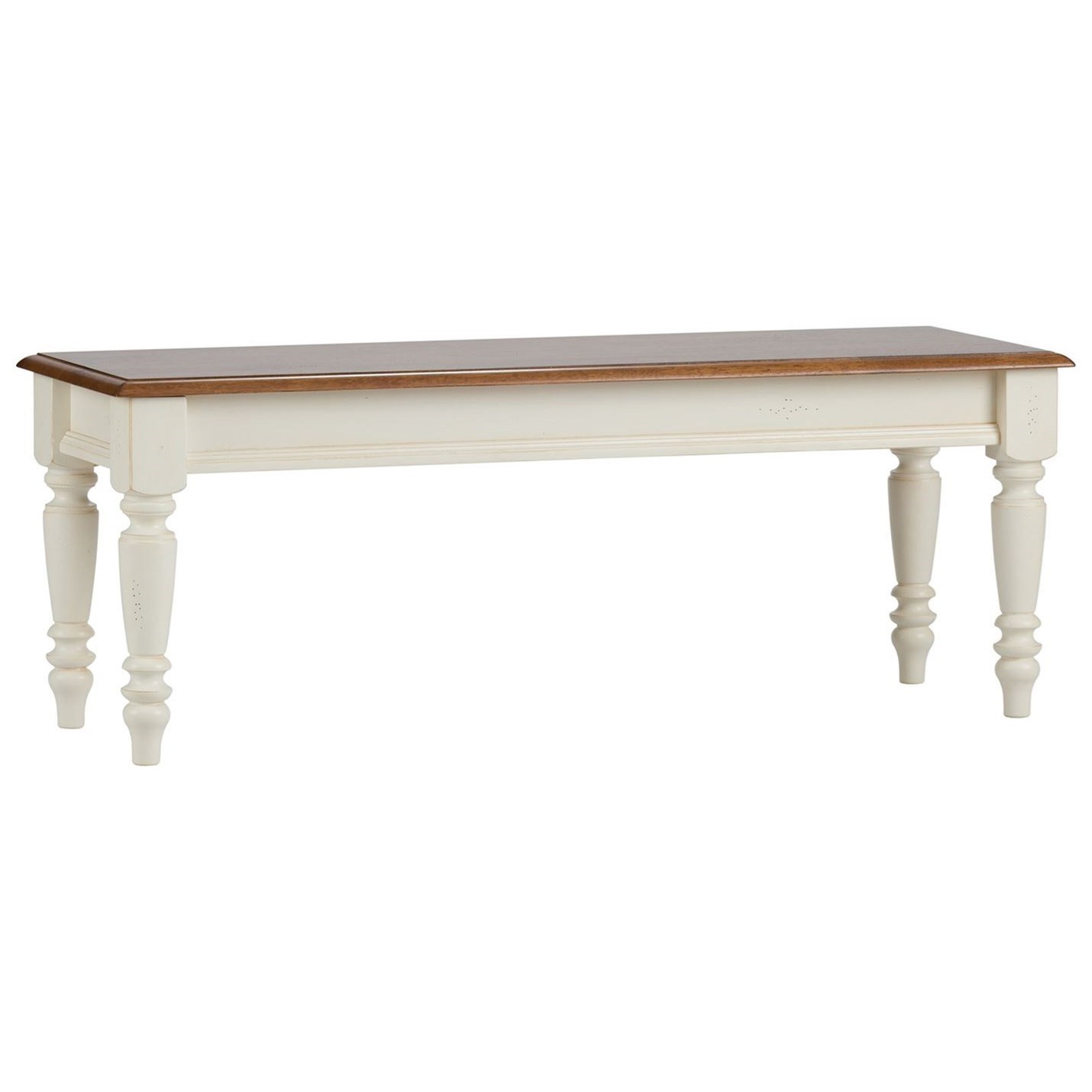 Vendor 5349 Low Country 79 C9000b Bench With Turned Legs Becker