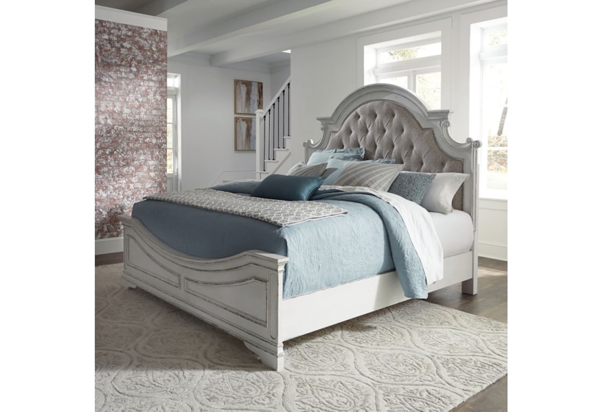 Liberty Furniture Magnolia Manor King Upholstered Bed Johnny Janosik Upholstered Beds