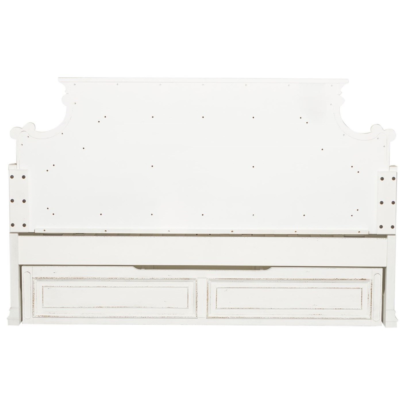 Liberty Furniture Magnolia Manor 244 Day Ttr Twin Trundle Daybed With Tufted Upholstered Back Northeast Factory Direct Daybeds