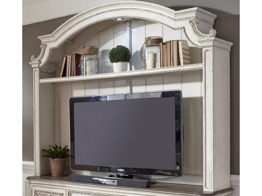Liberty Furniture Magnolia Manor Entertainment Hutch With Shelf Liberty Furniture Magnolia Manor Entertainment Hutch with Shelf - Miskelly Furniture - Hutches - Liberty Furniture Magnolia Manor Entertainment Hutch With Shelf
