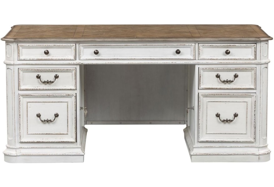 Liberty Furniture Magnolia Manor Office Traditional Executive Desk