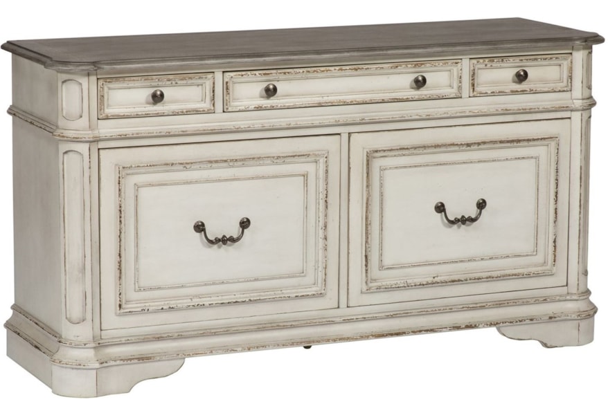 Magnolia Manor Office 5 Drawer Credenza With Wire Management By Liberty Furniture At And Liancemart Magnolia Manor Office 5 Drawer Credenza With Wire Management By Liberty Furniture At And Liancemart