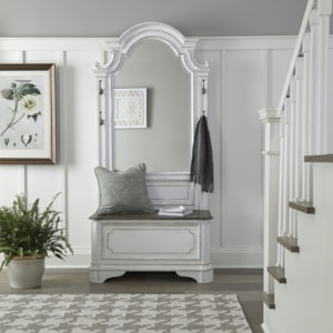 Liberty Furniture Magnolia Manor Cottage Style Hall Tree Lindy S Furniture Company Hall Trees Coat Racks