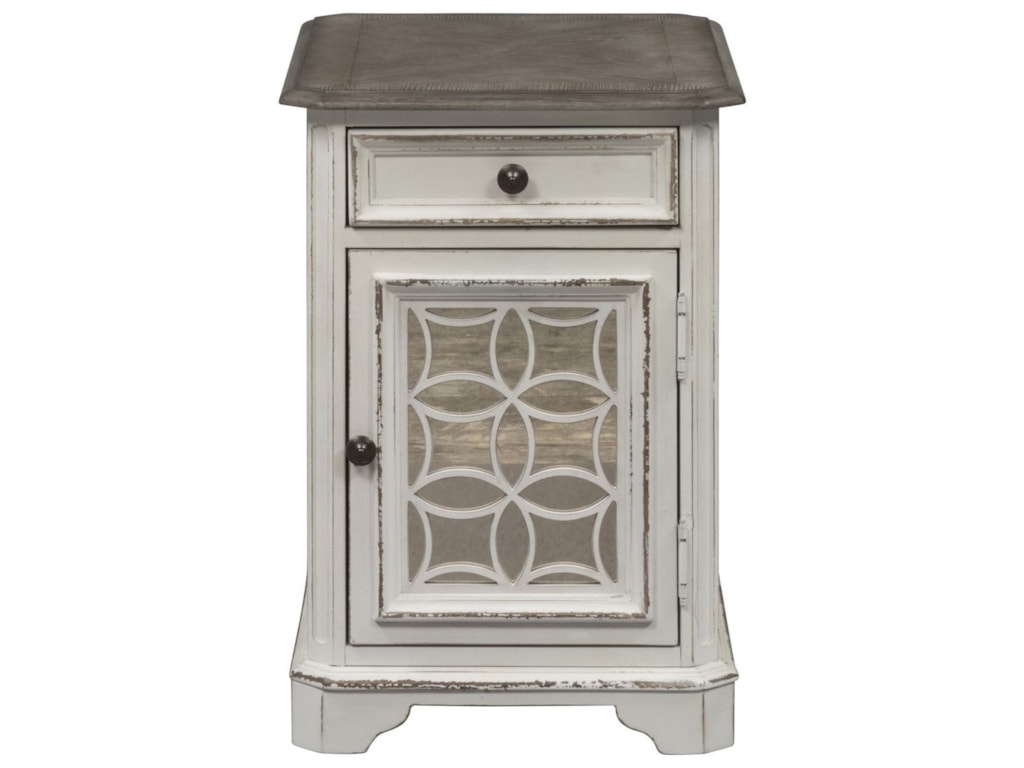 Liberty Furniture Magnolia Manor Chair Side Table With Door