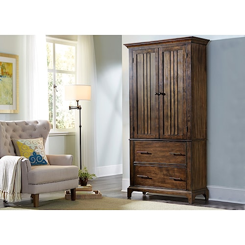 Liberty Furniture Mill Creek 458 Armoire With Two Doors And Liberty Furniture Mill Creek 458 Armoire With Two Doors And Drawers