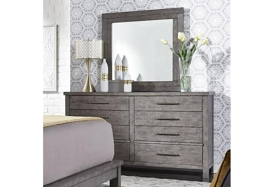 Sarah Randolph Designs J Modern Farmhouse Contemporary 8 Drawer