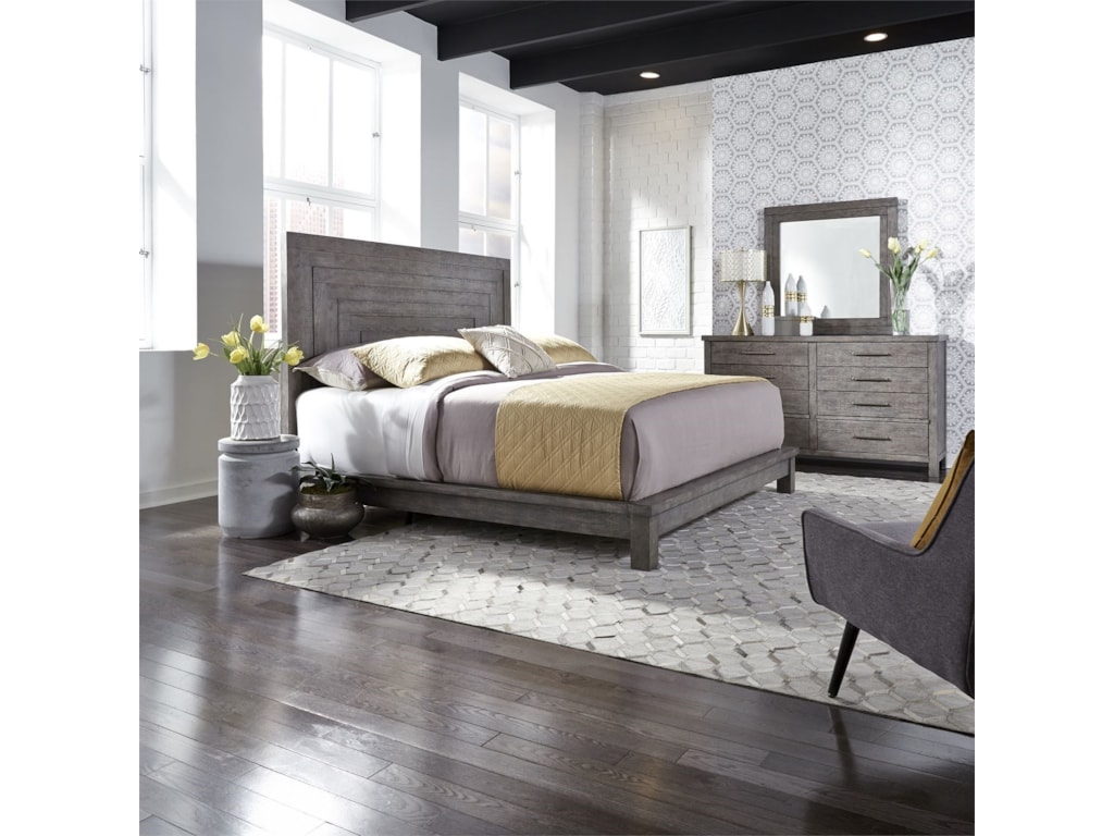 Liberty Furniture Modern FarmhouseKing Platform bed