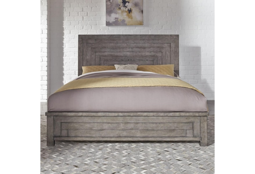 Modern Farmhouse Contemporary Queen Low Profile Bed By Sarah Randolph Designs At Virginia Furniture Market Modern Farmhouse Contemporary Queen Low Profile Bed By Sarah Randolph Designs At Virginia Furniture Market