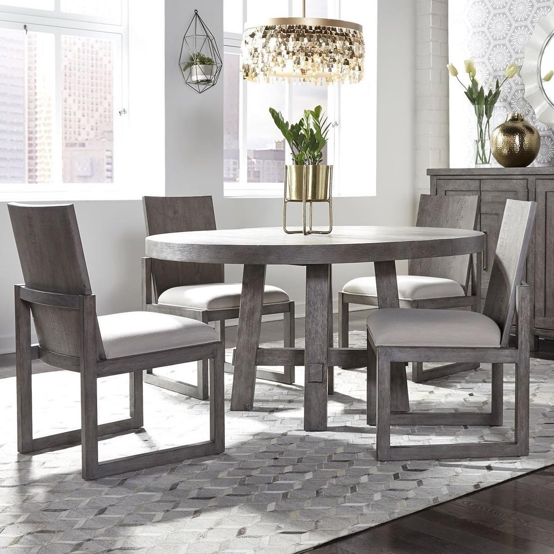 Liberty Furniture Modern Farmhouse 406 C1501s Contemporary Panel Back Side Chair Northeast Factory Direct Dining Side Chairs