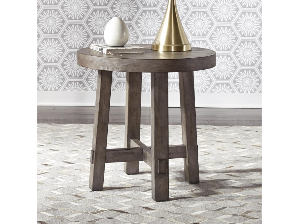 Liberty Furniture Modern Farmhouse Contemporary Splay Leg Round Modern Farmhouse Contemporary Splay Leg