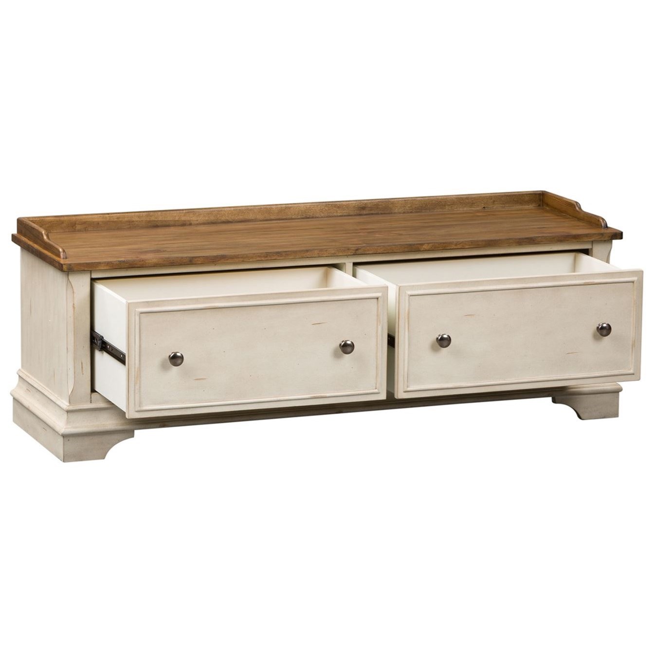Crosley Brennan Entryway Storage Bench In White Cf6003 Wh The Home Depot