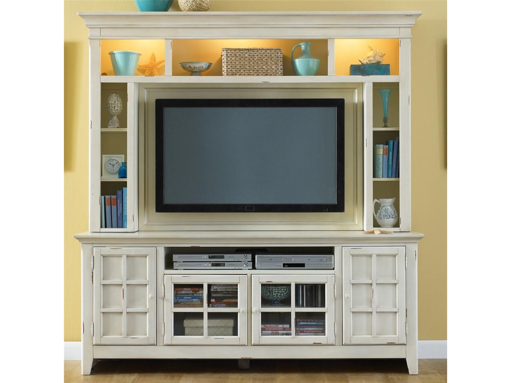 New Generation Painted Entertainment Center With Flat Screen Tv New Generation Painted Entertainment Center With Flat Screen Tv Mounting Area