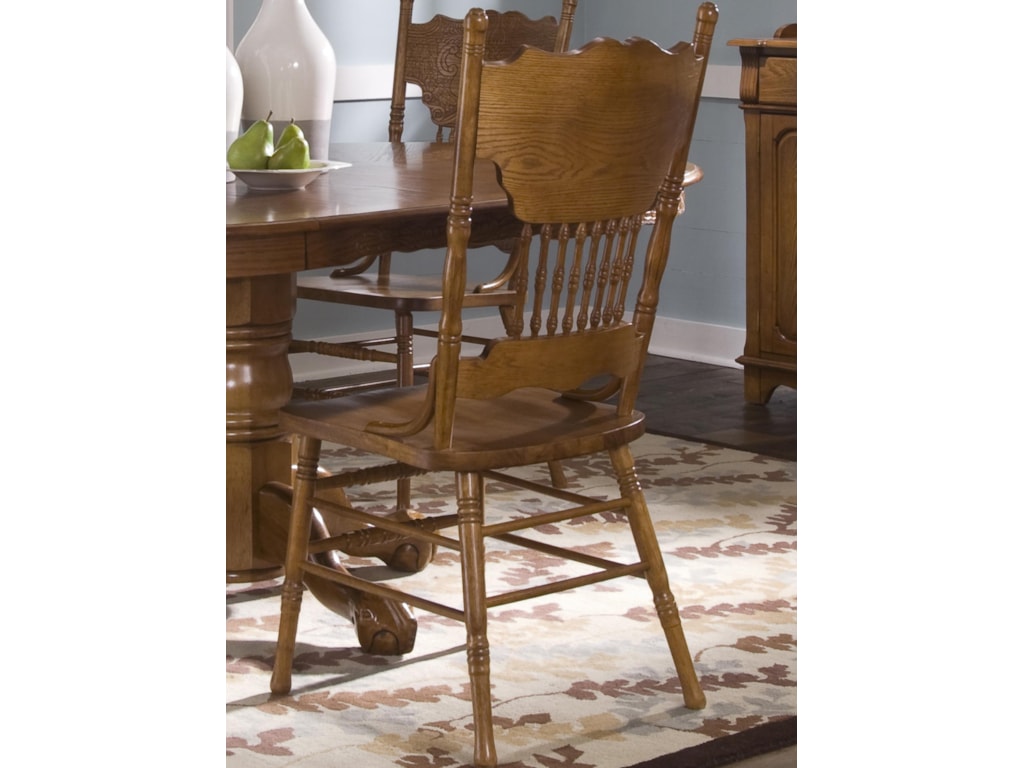 Liberty Furniture Nostalgia Double Press Back Side Chair