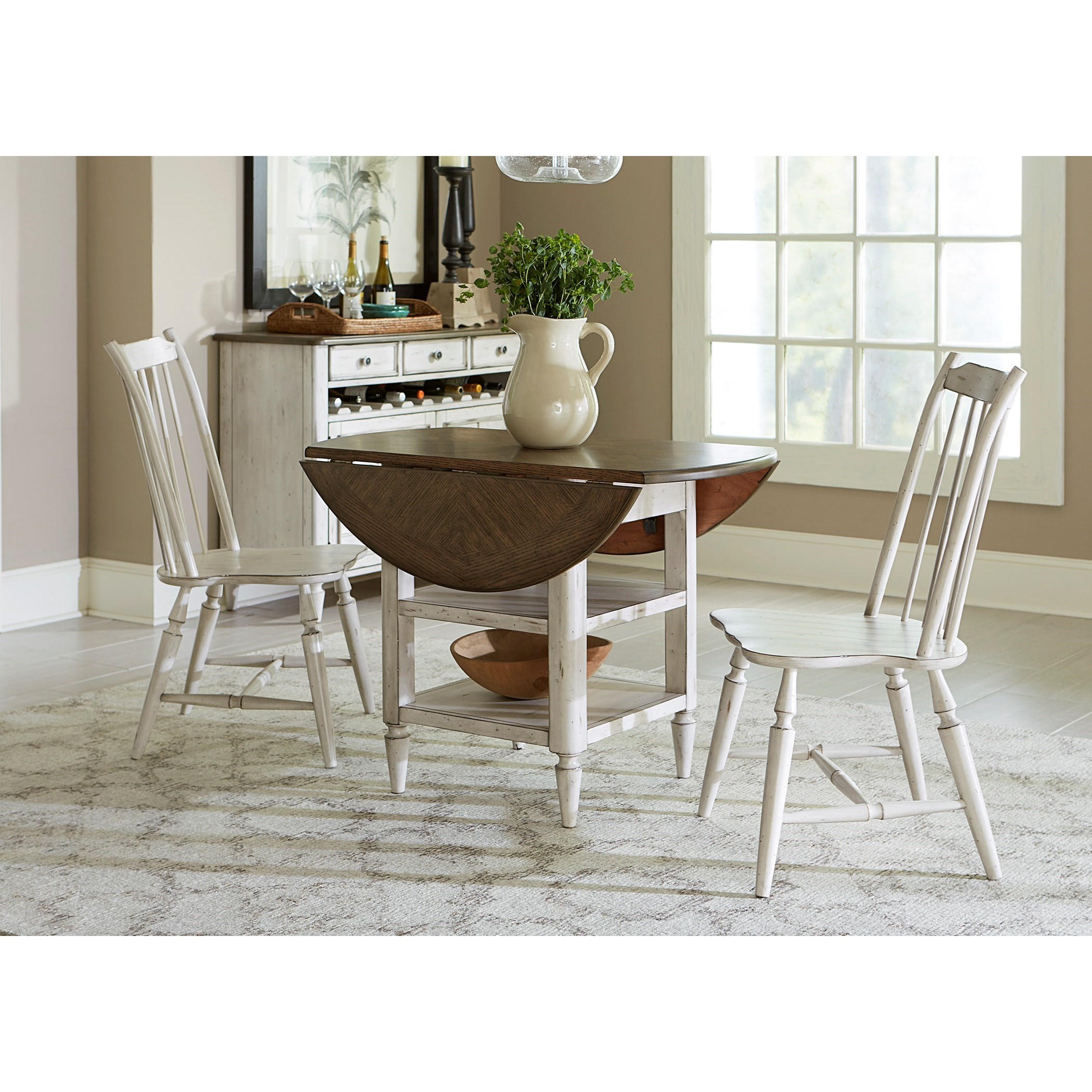 Vendor 5349 Oak Hill Dining 517 C1001s Windsor Back Side Chair