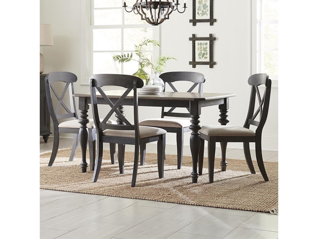 picture Cottage Style Dining Room Sets ocean isle 5 piece rectangular table set