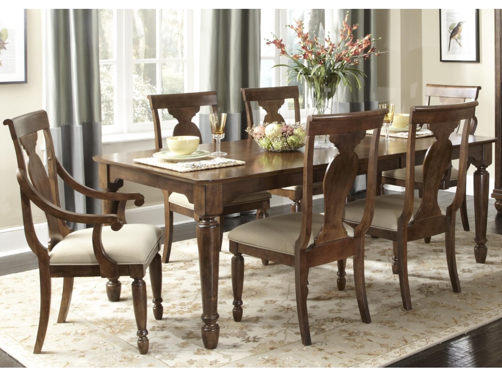 Liberty Furniture Rustic TraditionsRectangular Leg Table