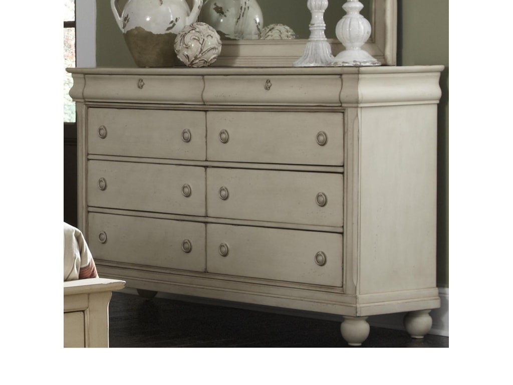 Rustic Traditions Eight Drawer Dresser With Antique Br Hardware By Liberty Furniture At Royal Rustic Traditions Eight Drawer Dresser With Antique Br Hardware By Liberty Furniture At Royal